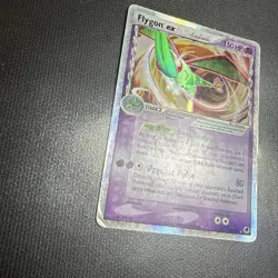 2006 Pokemon EX Dragon Frontiers Flygon ex (Delta Species) 92/101 Ultra Rare DMG - Image 3