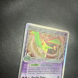 2006 Pokemon EX Dragon Frontiers Flygon ex (Delta Species) 92/101 Ultra Rare DMG - Image 4