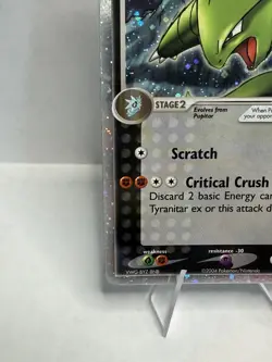 Tyranitar ex 17/17 - Pop Series 1 Holo Rare Pokemon TCG MP - Image 4