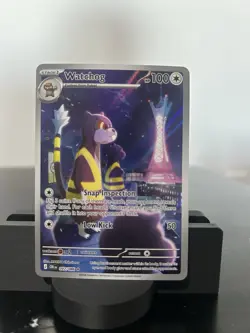 Pokemon TCG Watchog 097/086 Chaos rising Rare Full Art Holo Stage 1 100 HP - Image 1
