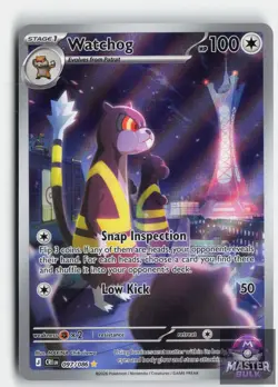 Watchog 097/086 Holo Illustration Rare Chaos Rising Pokemon Near Mint - Image 1