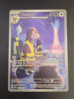 Pokemon TCG - Watchog 097/086 Me04: Chaos Rising Holo - Image 1