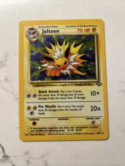 Pokemon TCG Jolteon Jungle 4/64 Holo ⭐⭐RARE VINTAGE NM 💵 Gradable!!! - Image 1