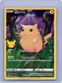 Pikachu 005/025 Holo Rare Celebrations Pokemon Holo Near Mint - Image 1