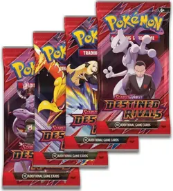 Pokemon Destined Rivals Single Booster Pack Lot of 6 New Sealed Random Art - Image 2