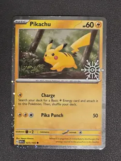 Pikachu 25/165 (Holiday Calendar) | Pokemon Scarlet & Violet 151 - Image 1