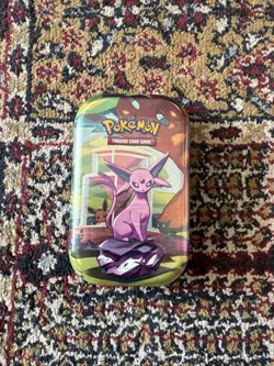 Pokemon TCG: Scarlet & Violet—Prismatic Evolutions Mini Tin – Espeon - Image 1