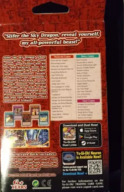 YU-GI-OH EGYPTIAN GOD DECK: SLIFER THE SKY DRAGON - Image 4