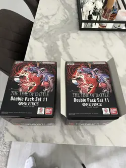 One Piece TCG Double Pack Set DP-11 OP16 Englisch Display Unsealed - Image 2