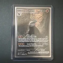 Pokemon TCG Excadrill EX 168/086 Black Bolt Special Illustration Rare Card - Image 1