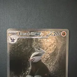 Pokemon TCG Excadrill EX 168/086 Black Bolt Special Illustration Rare Card - Image 4