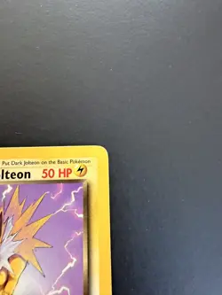 Dark Jolteon 38/82 Team Rocket Uncommon Vintage Pokemon Card WOTC 2000 LP - Image 4