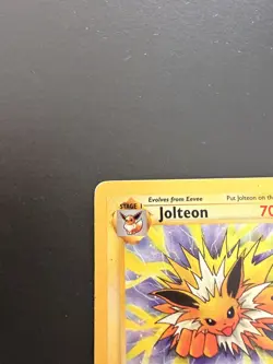 Jolteon 20/64 Jungle Set Vintage Pokemon Card Non-Holo Rare WOTC 1999 LP - Image 3