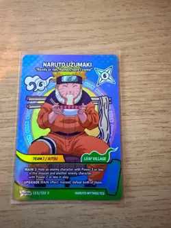 naruto mythos tcg Naruto Uzumaki promo card - Image 1