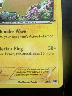Pokemon Pikachu XY89 Holo Promo Card XY Set Basic Collector Chest (MP) - Image 5
