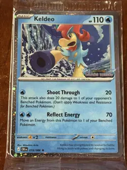 Keldeo Chaos Rising Stamped And Sealed Promo Card Pokemon 019/086 - Image 1