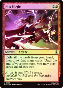Hex Magic Foil Marvel Super Heroes NM MTG - Image 1
