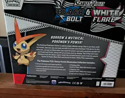 Pokemon S&V Victini Illustration Collection Box Black Bolt White Flare Sealed - Image 2