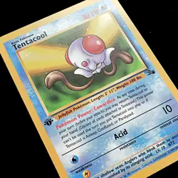 Pokemon TCG - Tentacool 56/62 Fossil 1st Edition WOTC 1999 - NM - Image 1