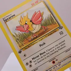 Pokemon TCG - Spearow 62/64 Jungle Common 1st Edition WOTC 1999 - EXC - Image 1