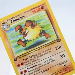 Pokemon TCG - Primeape 43/64 Jungle Uncommon 1st Edition WOTC - EXC/NM - Image 1