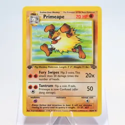 Pokemon TCG - Primeape 43/64 Jungle Uncommon 1st Edition WOTC - EXC/NM - Image 2