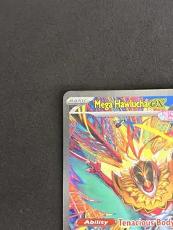 Mega Hawlucha EX ASC 283/217 Full Art Holo SIR Pokemon TCG MINT - Image 2