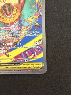 Mega Hawlucha EX ASC 283/217 Full Art Holo SIR Pokemon TCG MINT - Image 4
