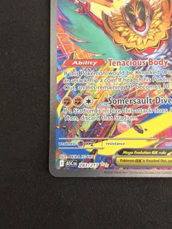 Mega Hawlucha EX ASC 283/217 Full Art Holo SIR Pokemon TCG MINT - Image 5
