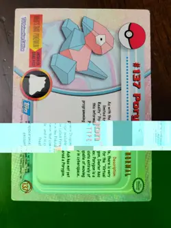 DMG! Porygon #137 Topps TV Animation Series 3 Pokemon TCG - Image 4