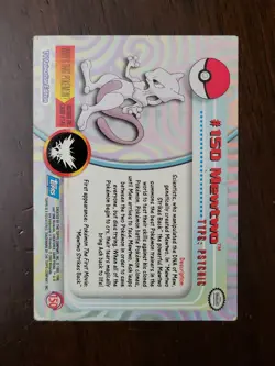 HP! Mewtwo #150 - Topps Series 3 - Blue Label - Pokemon TCG TV Animation - Image 2