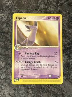 Pokemon TCG Espeon EX Sandstorm 16/100 Regular Rare NM - Image 1