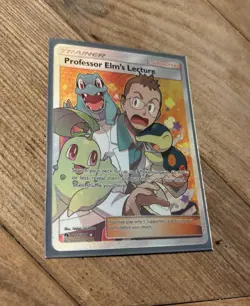 Professor Elm's Lecture 213/214 Secret Rare Full Art Holo Trainer EN 2018 - Image 3