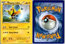 Pikachu Libre (14 14/30 XY Trainer Kit: Pikachu Libre & Suicune Pokemon TCG C NM - Image 3