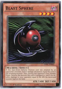 Yugioh - Blast Sphere DPBC-EN042 - Duelist Pack: Battle City - Image 1