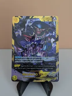 Marshall.D.Teach OP16-119 - One piece TCG - The Time of Battle - Secret Rare - Image 1