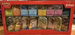 Pokemon Prismatic Evolutions 8 Mini-Tins with Promo Cards Costco 2-pack - Sealed - Image 3