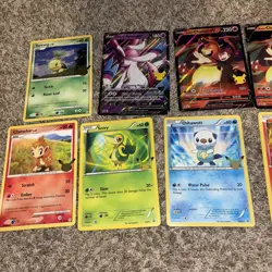 Pokemon First Partner Pack Unova Snivy Tepig Oshawott Jumbo Card plus more NM - Image 2