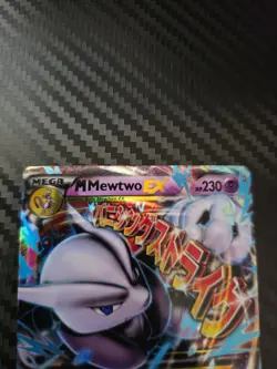 M Mewtwo EX 63/162 Mega Ultra Rare XY BreakThrough Pokemon TCG Card - Image 2