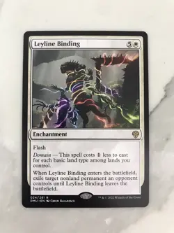 Leyline Binding MTG Magic the Gathering Card NM Near Mint Dominaria United DMU - Image 1