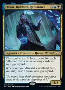4x Oskar, Rubbish Reclaimer NM-Mint, English Commander: Streets of New Capenna M - Image 1