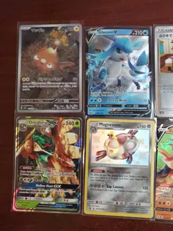 Pokemon 6 Card Lot Holos EX, V And Rare Cards , Great Value Set Building Lot18 - Image 2