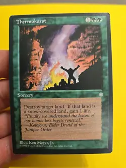 MTG Ice Age Thermokarst Never Played Nm - Image 1