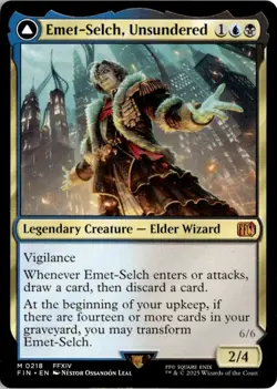 Final Fantasy TCG - Emet-Selch, Unsundered [Foil] #218 - Magic Final Fantasy - Image 1