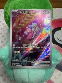 Pokemon TCG Tinkatink 216/193 Sv02 Paldea Evolved Full Art Holo IR ENG - Image 1