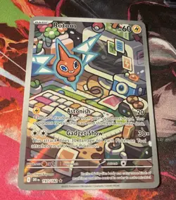 Pokemon TCG Rotom 197/182 Destined Rivals Full Art Holo - Image 1
