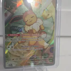 Pokemon Eevee Scarlet & Violet Promo 173 Full Art Holofoil NM - Image 1