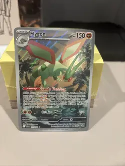 Flygon 101/094 Pokemon Phantasmal Flames Illustration Rare Full Art Holo NM - Image 1