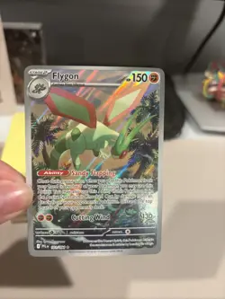 Flygon 101/094 Pokemon Phantasmal Flames Illustration Rare Full Art Holo NM - Image 2