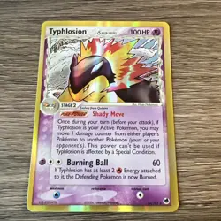 2006 Pokemon EX Dragon Frontiers Typhlosion Delta Species Holo Rare 12/101 LP - Image 1